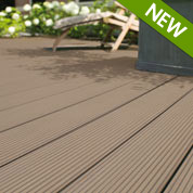 kit terrasses bois composite xl - rectangle - 4x5m